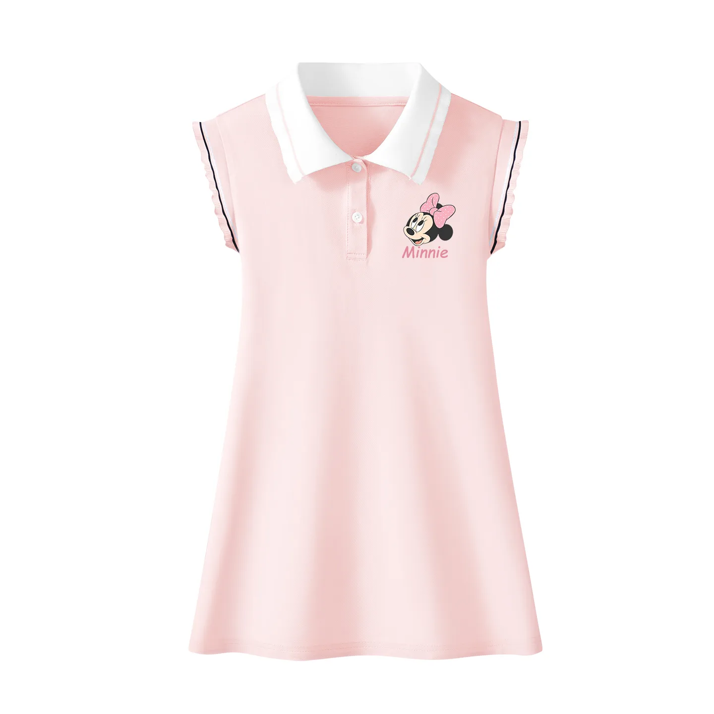 Детское платье с круглым вырезом тонкое длинное Disney, Di Surprise K Light Pink