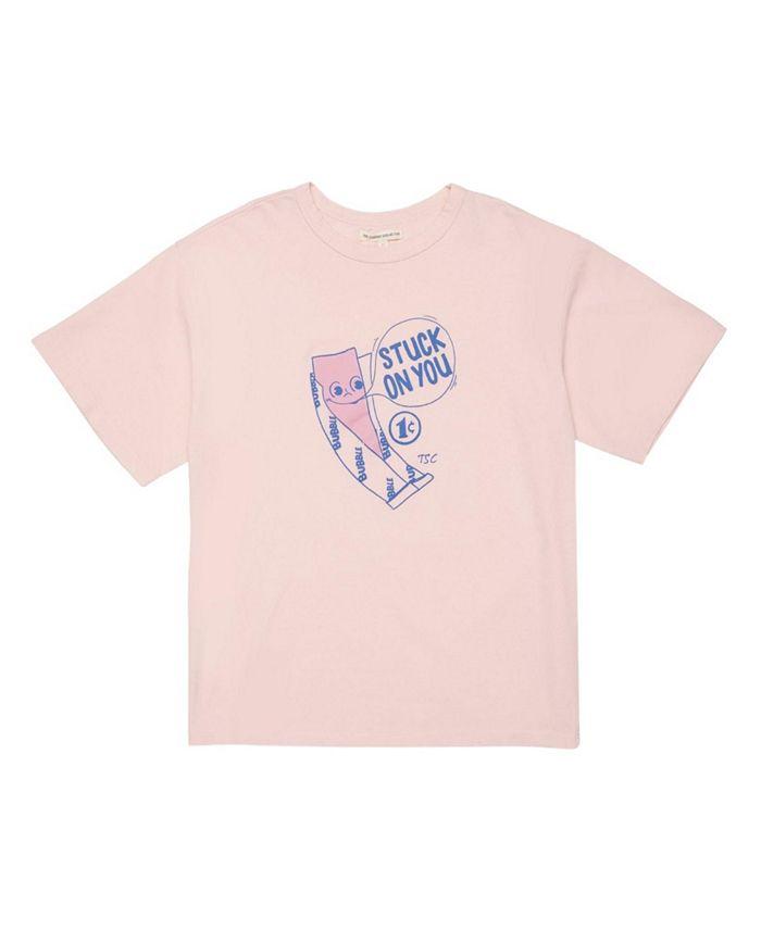 

Унисекс футболка Organic Sunday в цвете Double Bubble - для малышей и детей постарше The Sunday Collective, розовый