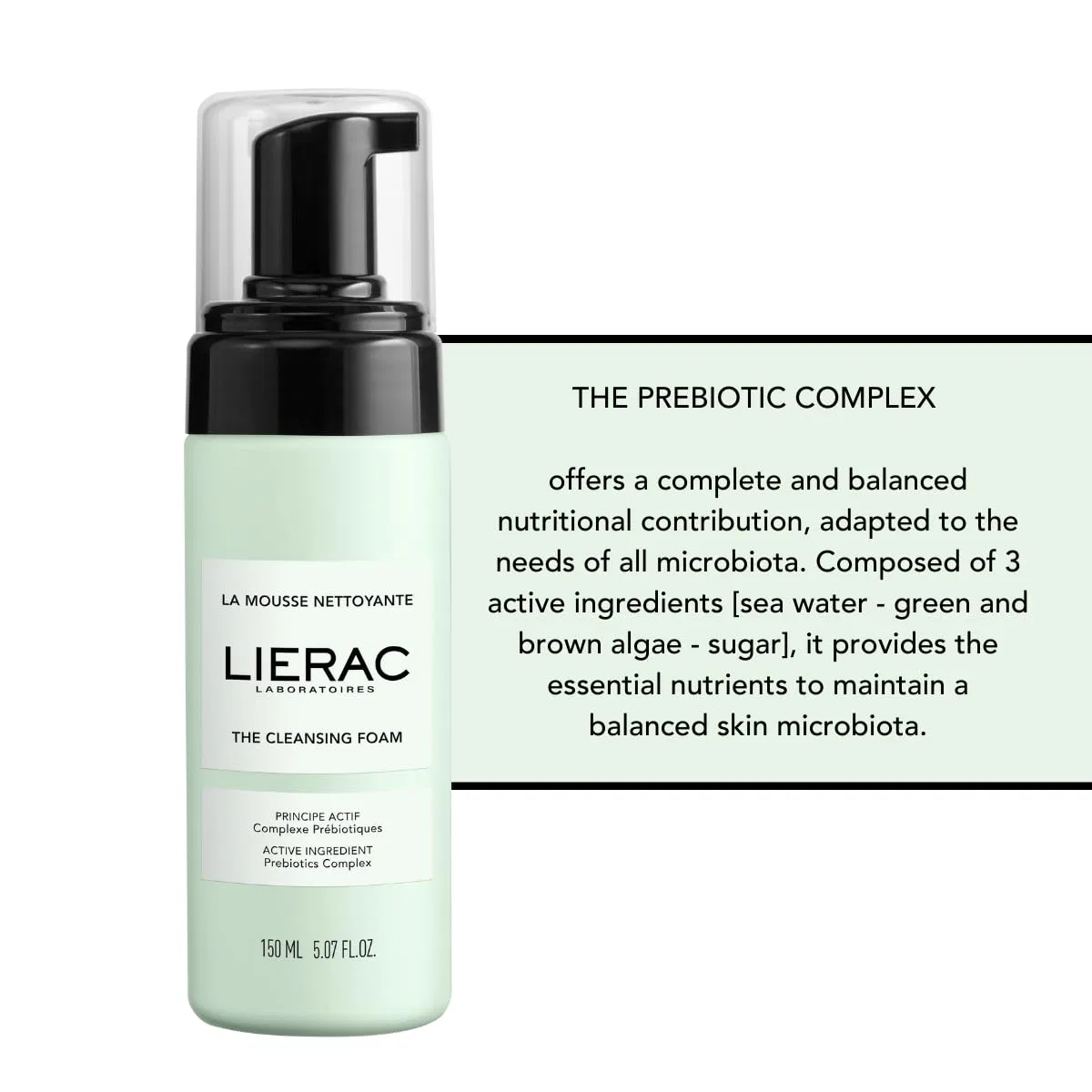 Гель для умывания Lierac — Очищающая пенка для лица «La Mousse Nettoyante» от, 150 мл — фото 3