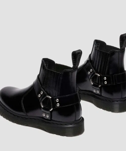 Ботинки челси Dr. Martens 2976 Harness, анилин кожа, черный — фото 3