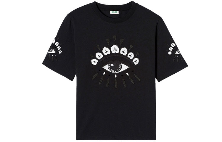 

Футболка женская Kenzo Eye Print, черный / белый