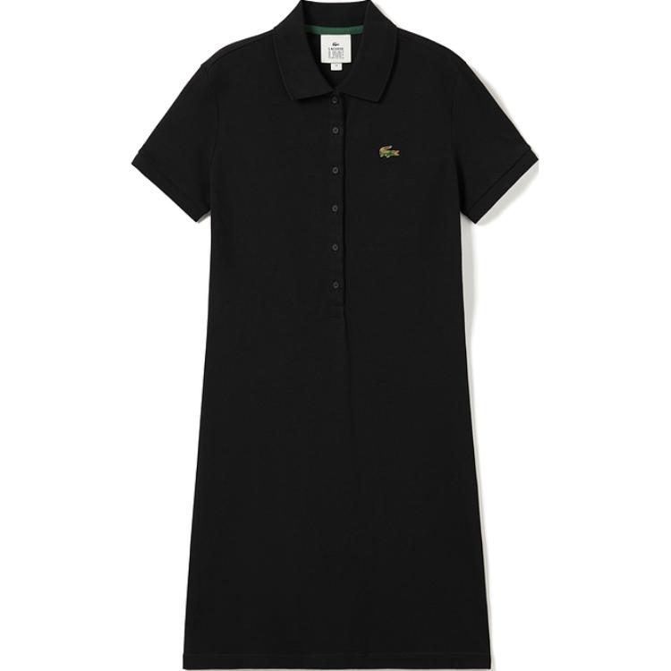 

Женское короткое платье LACOSTE, черный