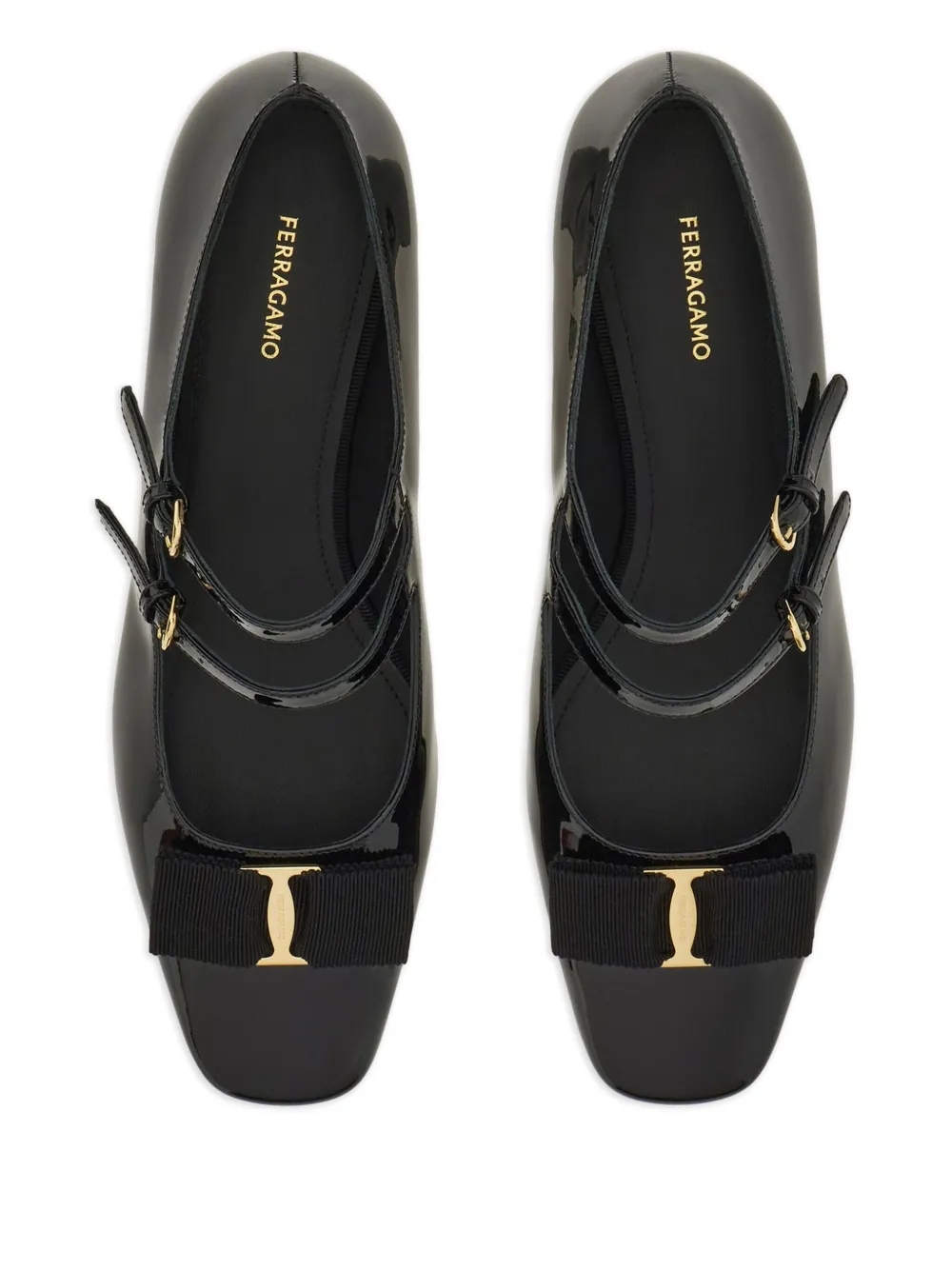 Туфли-лодочки Vara Mary Jane Ferragamo, черный — фото 4