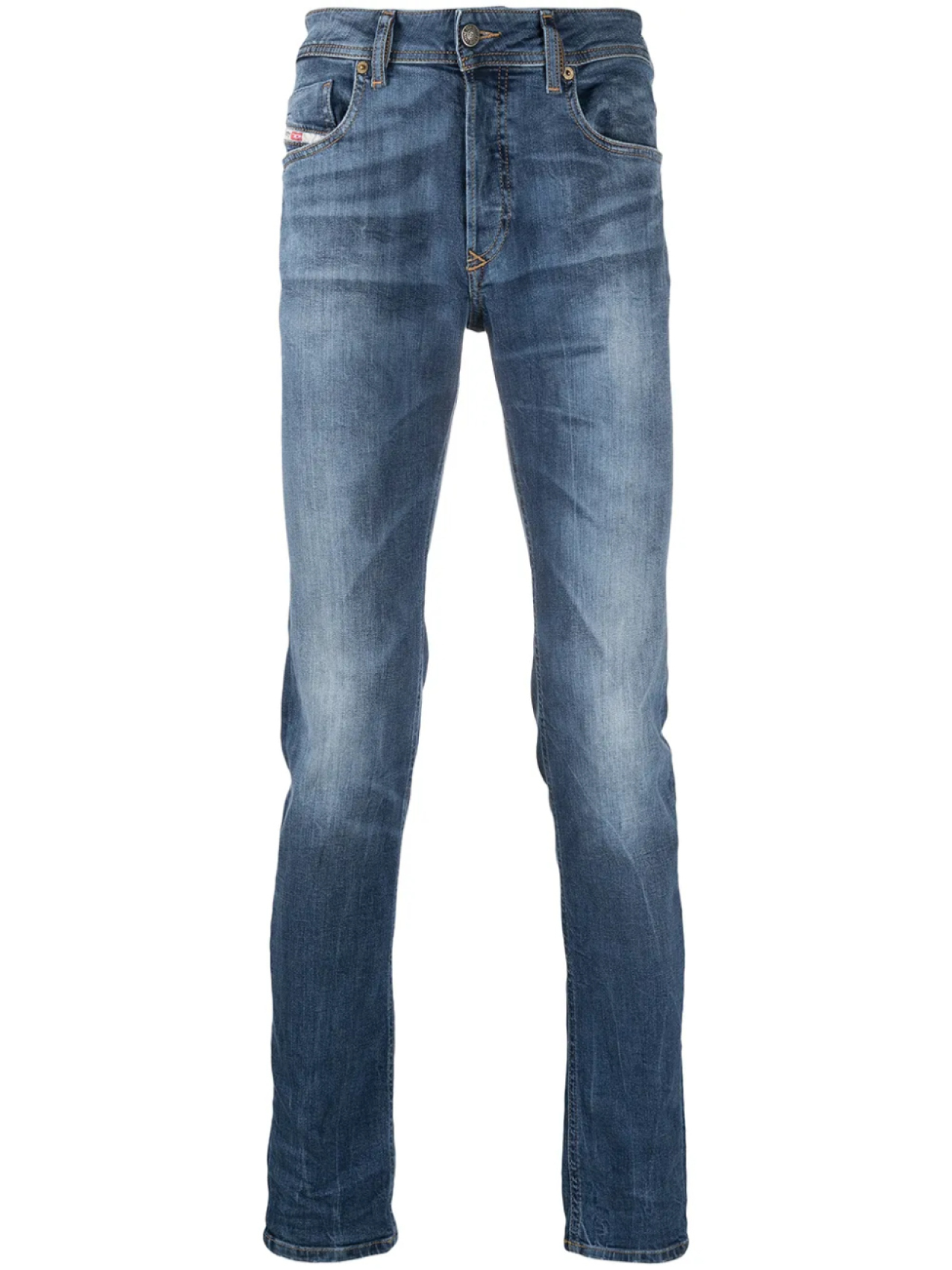 

Джинсы скинни Sleenker с заниженной талией Diesel, синий