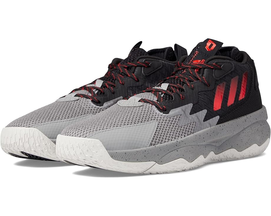 

Кроссовки Adidas Dame 8, цвет Grey/Red/Black