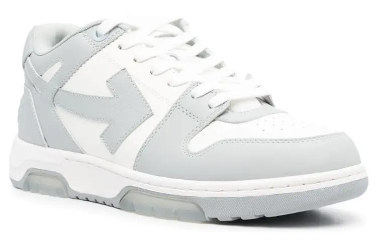 Кроссовки мужские Off-White Out Of Office низкие, белый / серый — фото 2