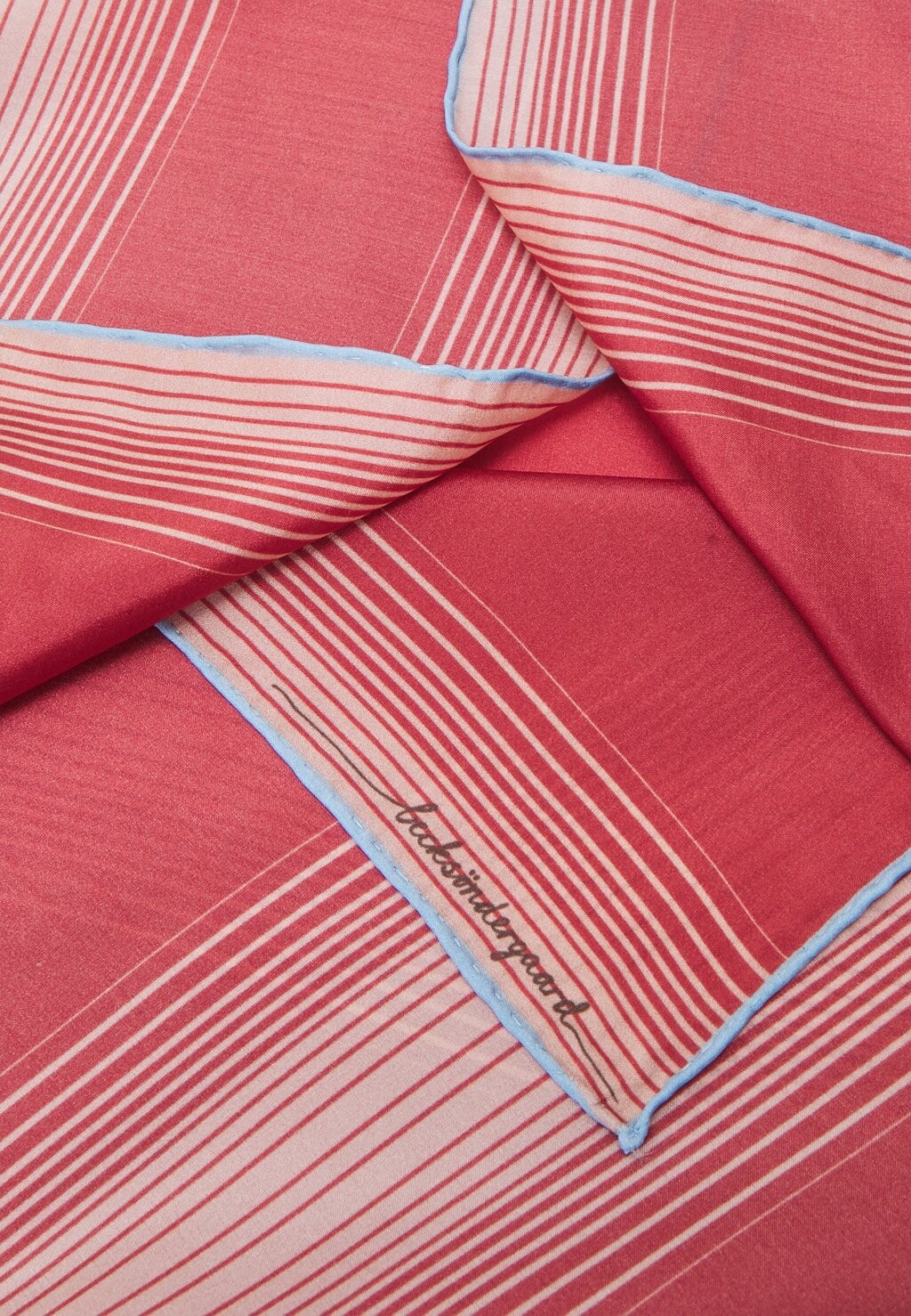 

Шелковый шарф Grad Scarf Becksöndergaard, минерально-красный