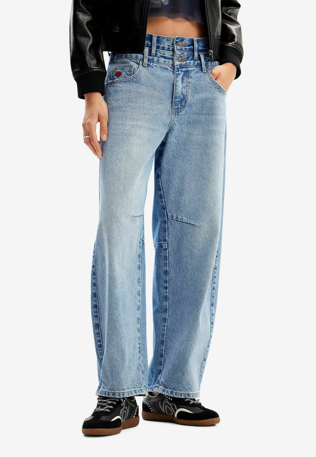 

Мешковатые джинсы Desigual, синий