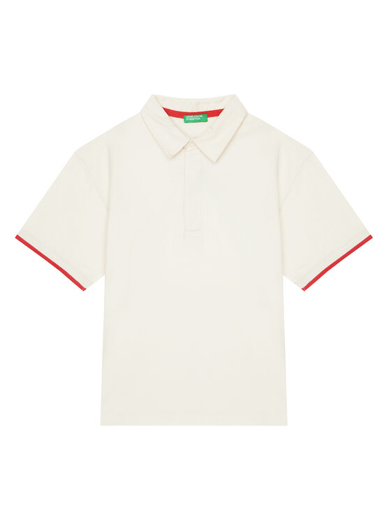 

Свободная рубашка поло 3MI5C301U United Colors Of Benetton, бежевый