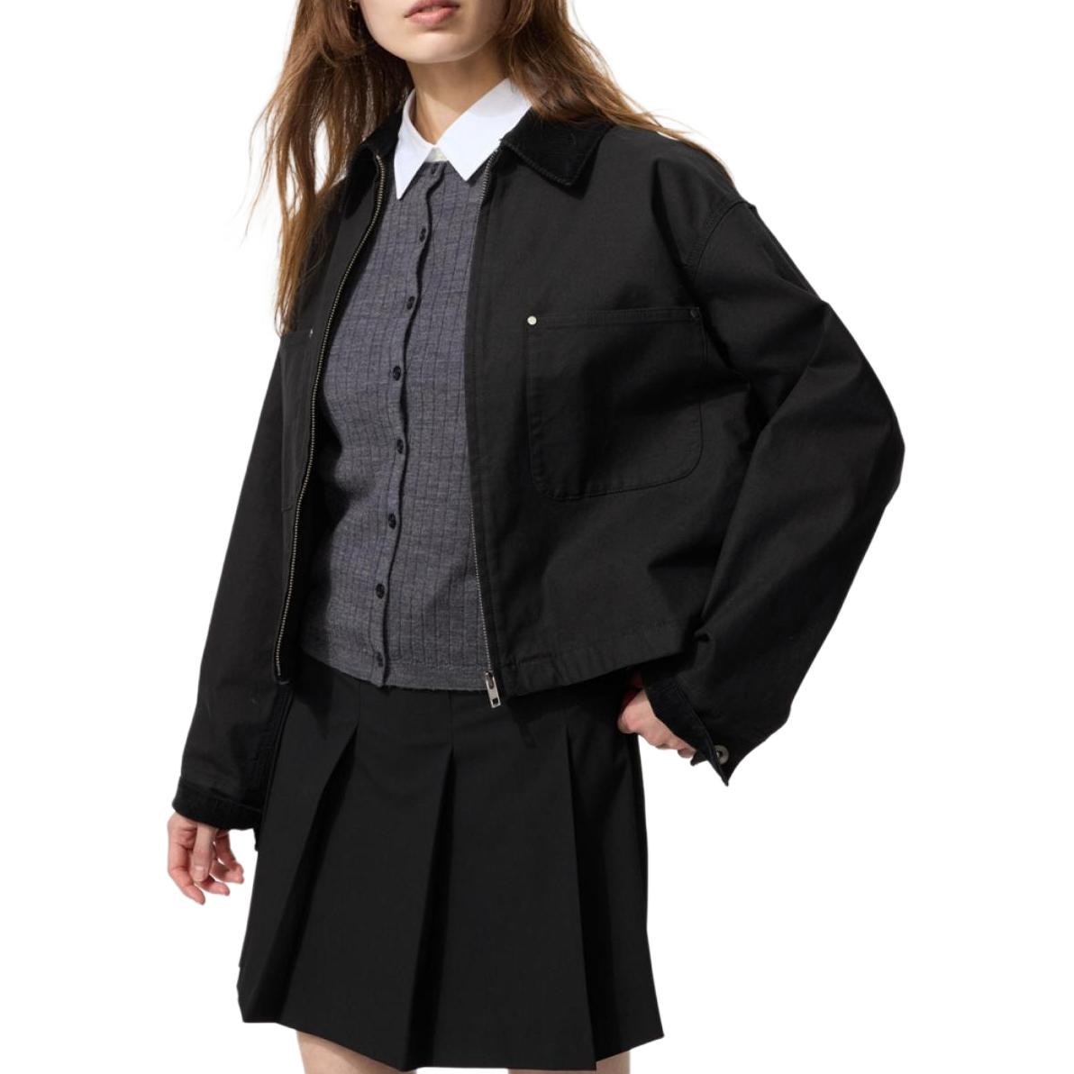

UNIQLO Куртка женская черная, Black