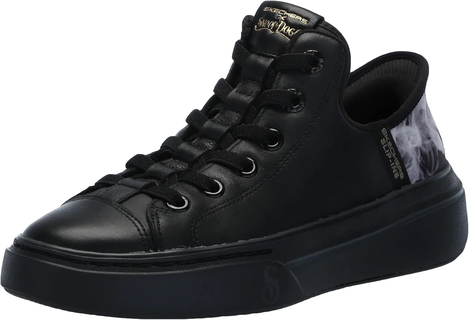 Мужские кроссовки Skechers Snoop Dogg: Snoop ONE-Double G Hands Free Slip-Ins, черный — фото 2