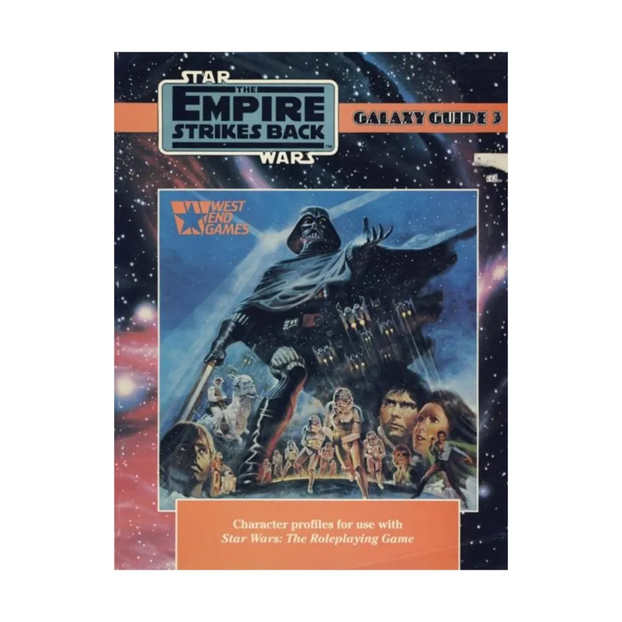 

Galaxy Guide #3 - The Empire Strikes Back (1st Edition), Star Wars Roleplaying Game - Galaxy Guides (West End Games), мягкая обложка