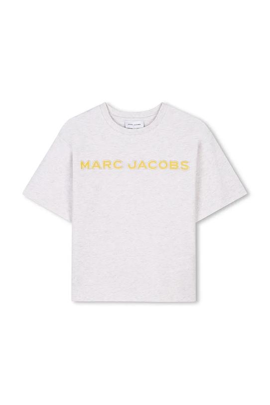 

Детская хлопковая футболка Marc Jacobs, серый
