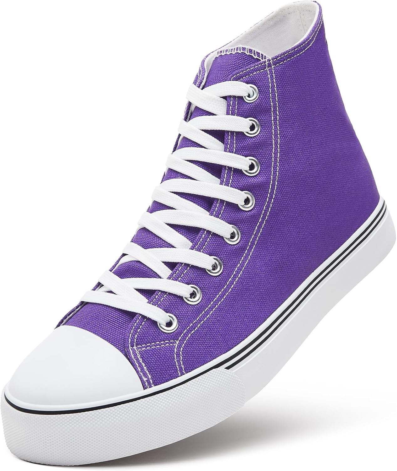 

Мужские высокие кеды ZGR из холста с шнуровкой, классические повседневные прогулочные туфли, фиолетовый