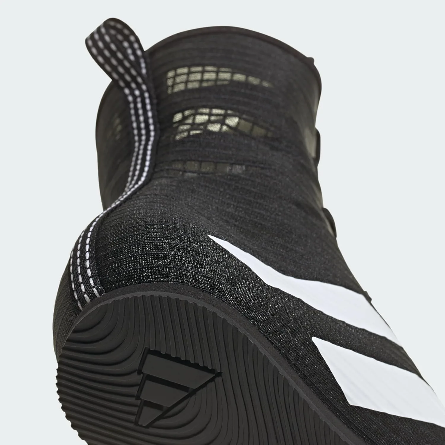 Боксерские кроссовки Adidas Box Hog 4 унисекс, белый/черный — фото 4