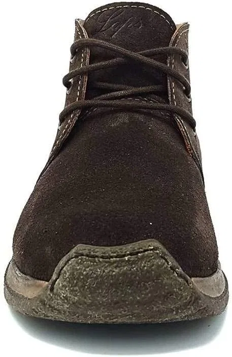Lops\' Ботинки Lops' Mc Polacchino Craftsman Art. 210 In Suede Dark Brown Colour Made In Italy — фото 4