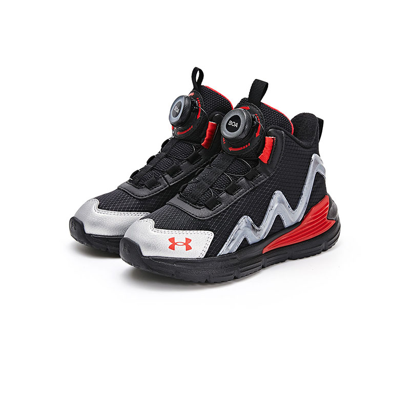 

Детские уличные туфли Kids Under Armour, черный/красный (grade school)