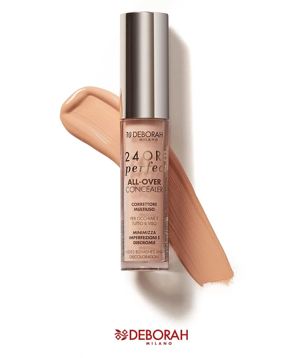 Жидкий консилер Deborah Milano 24 Hours Perfect All-Over Concealer, 2.1 Light Deborah, Light Beige — фото 2