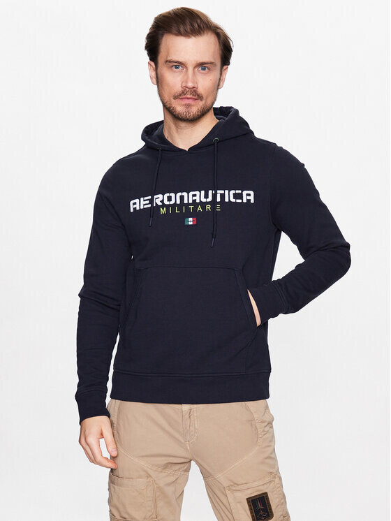

Толстовка regular fit Aeronautica Militare, синий