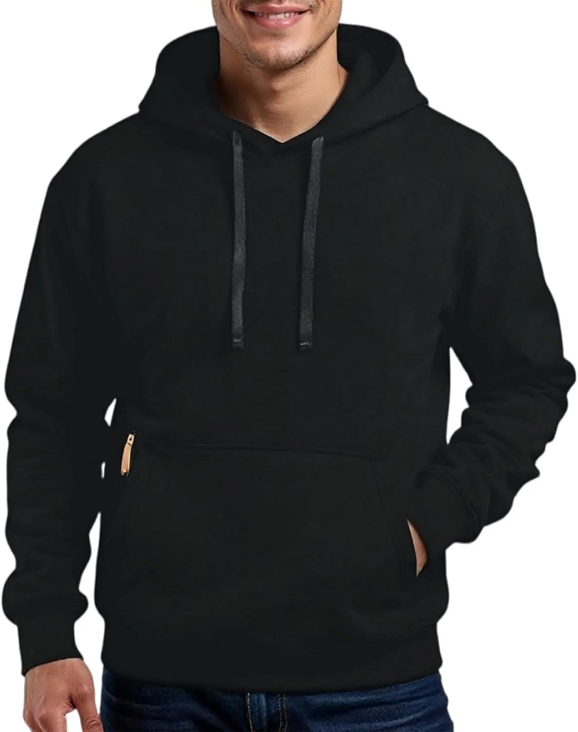 

Мужской худи с флисовой подкладкой, свободный, с карманом hayudier