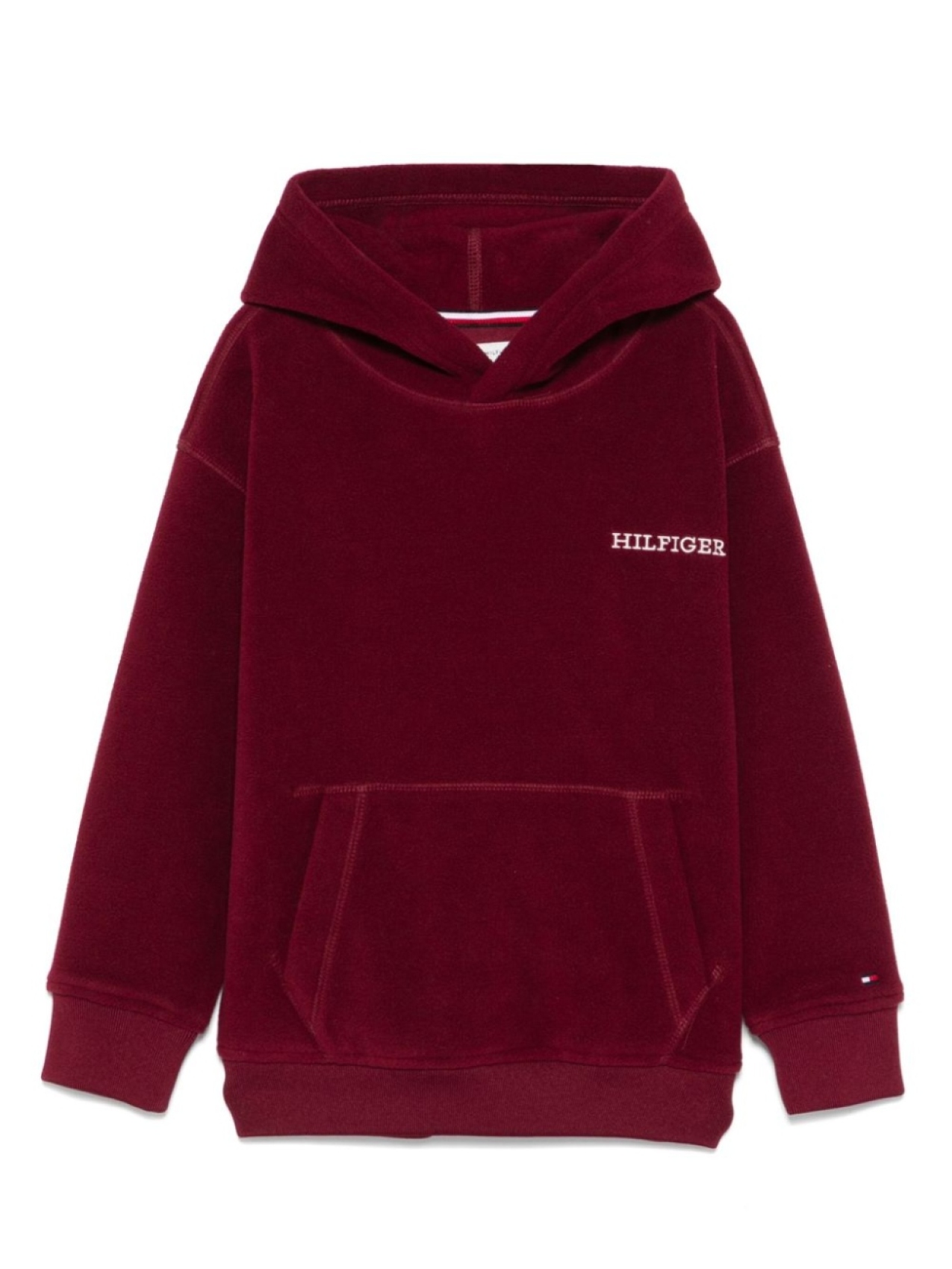 

Флисовое худи Tommy Hilfiger Junior, красный