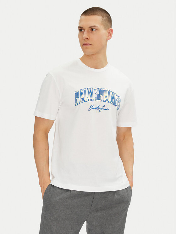 

Футболка свободного кроя Detroit 12268441 Jack&Jones, белый
