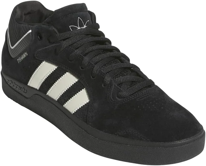 Мужские кроссовки Adidas Tyshawn на шнуровке повседневные - черные, черный — фото 2