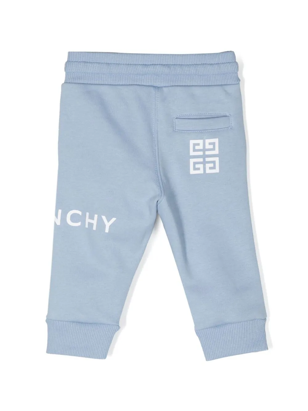 Спортивные брюки с кулиской и логотипом Givenchy Kids, синий — фото 2