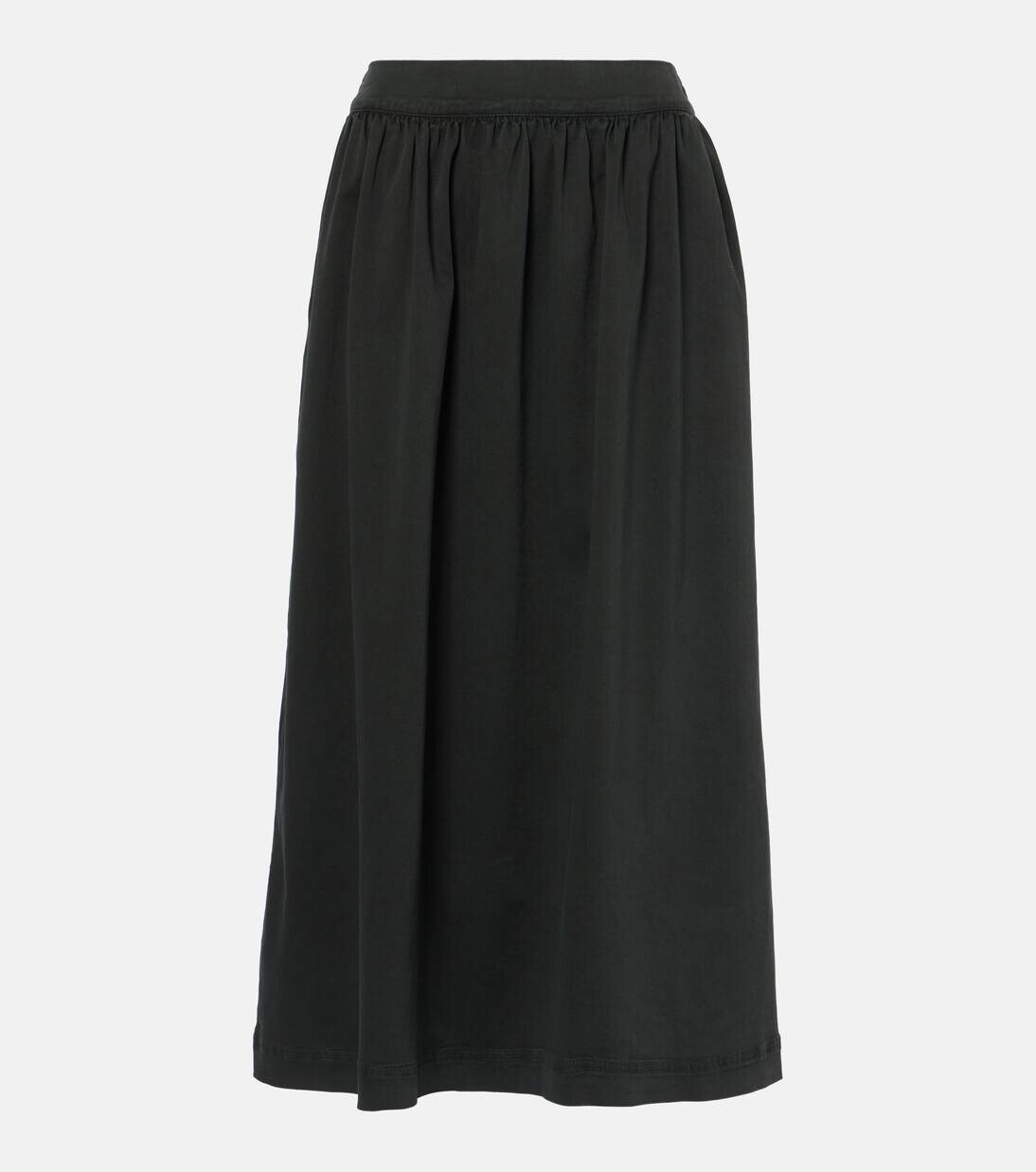 

Юбка-миди из хлопчатобумажной смесовой саржи Sophia Velvet, цвет vintage black