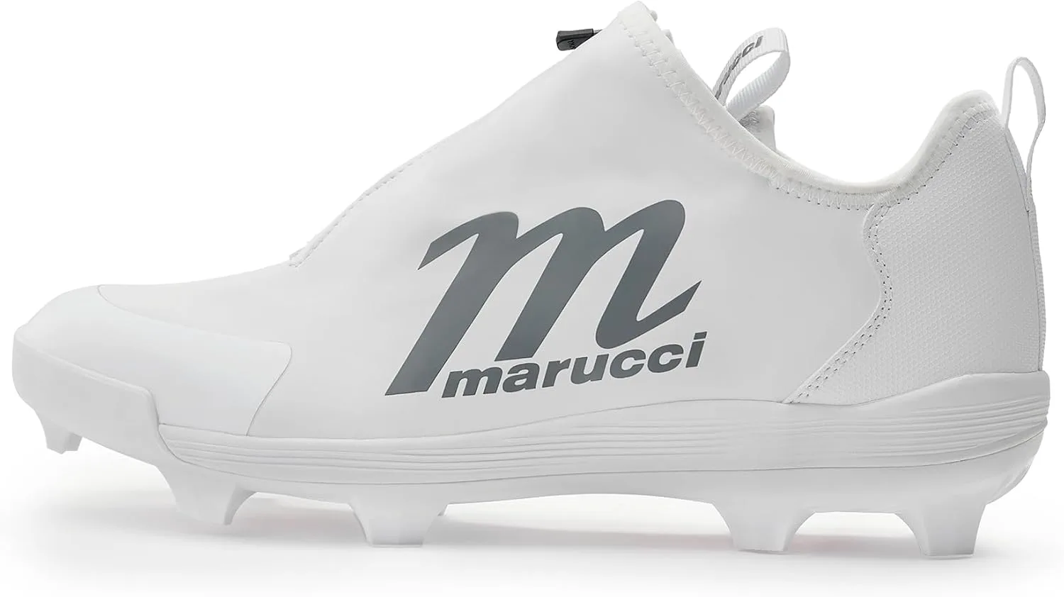 Бейсбольные бутсы Marucci MXB для мужчин, бейсбольная обувь для мужчин с системой регулировки BOA Li2 для надежной подгонки, комфортом и сцеплением для высокой продуктивности, легкие, долговечные, белый — фото 3
