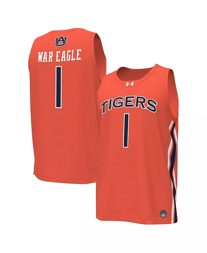

Мужская баскетбольная майка-реплика #1 Auburn Tigers Under Armour, оранжевый