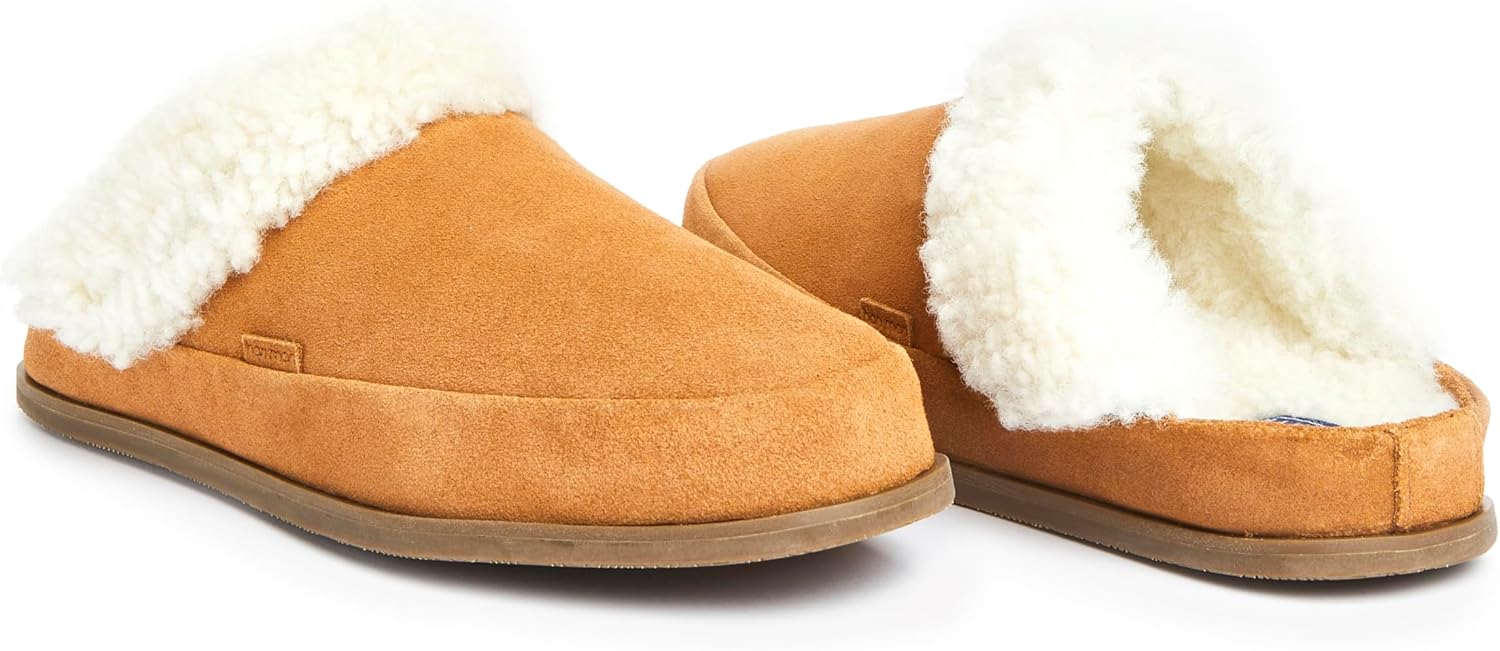 

Мужские мюли Hari Mari-Tio из высококачественной замшевой кожи с подкладкой из овчины, мягкие и удобные стельки, подходят для использования как дома, так и на улице, резиновая подошва, Tan