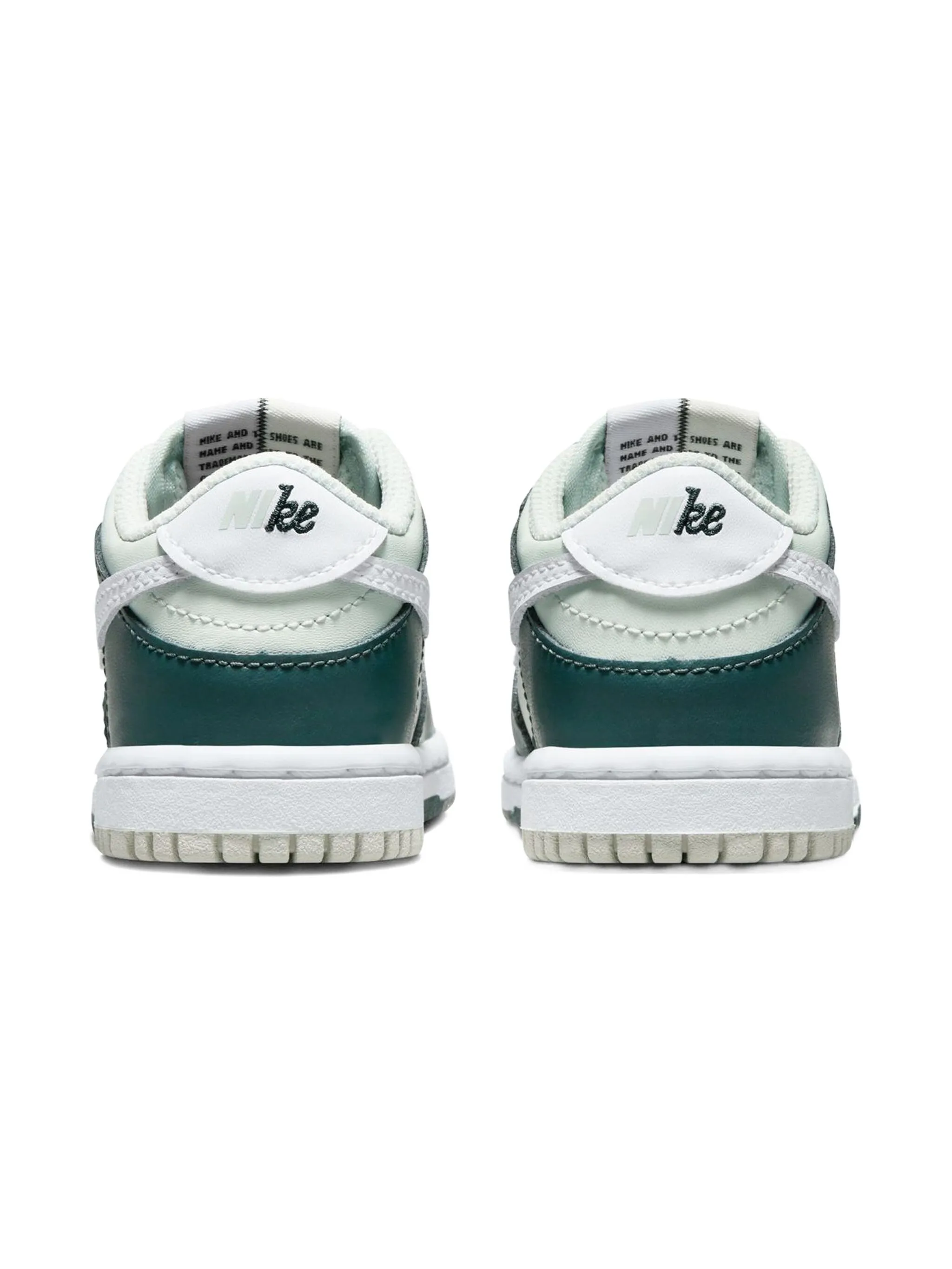 Кроссовки Dunk Low Nike Kids, зеленый — фото 3