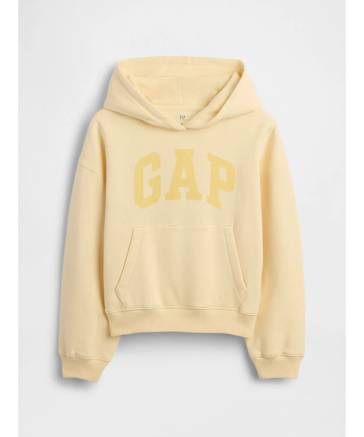 Детская парка с капюшоном Gap Vintage Soft Relaxed Fit, синяя — фото 4