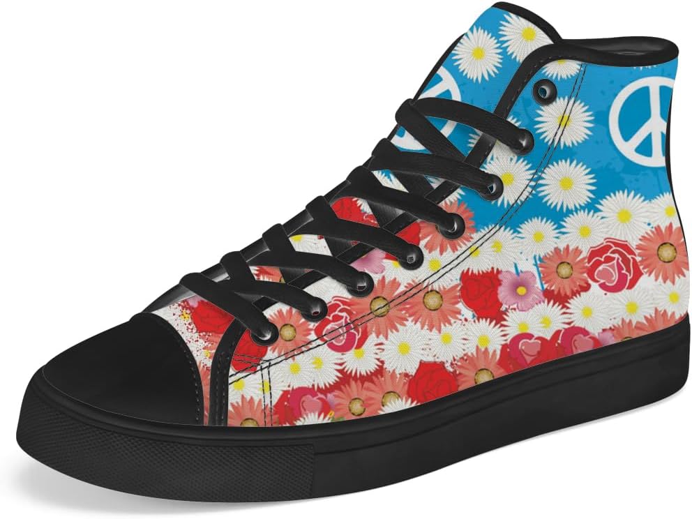 

Кроссовки Chebing с американским флагом для мужчин и женщин, красно-бело-синие, высокой посадки, на шнуровке, повседневные, подарок для патриотов