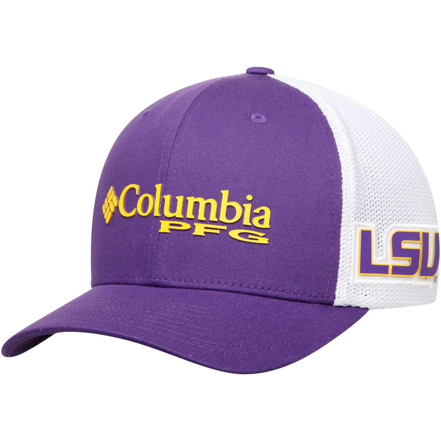 

Мужская фиолетовая кепка Columbia LSU Tigers Collegiate PFG Flex Hat