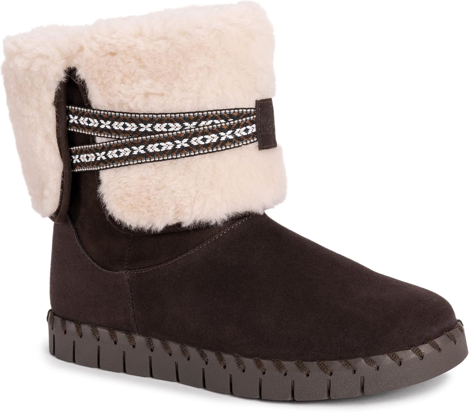 

Мужские и женские модные ботинки MUK LUKS Flexi Montauk, шоколадный