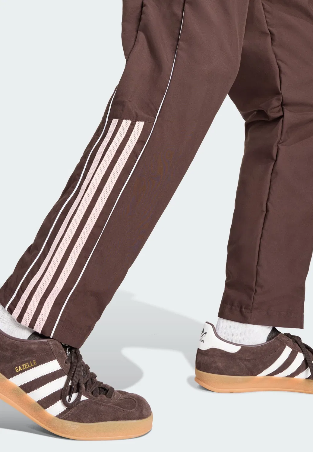 Брюки Adidas Originals Regular, коричневый — фото 4