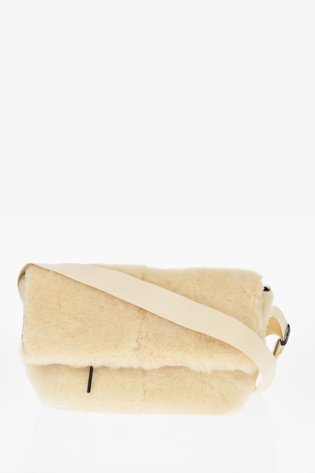 

Сумка-трансформер Jil Sander Shearling Utility сумка через плечо, белый