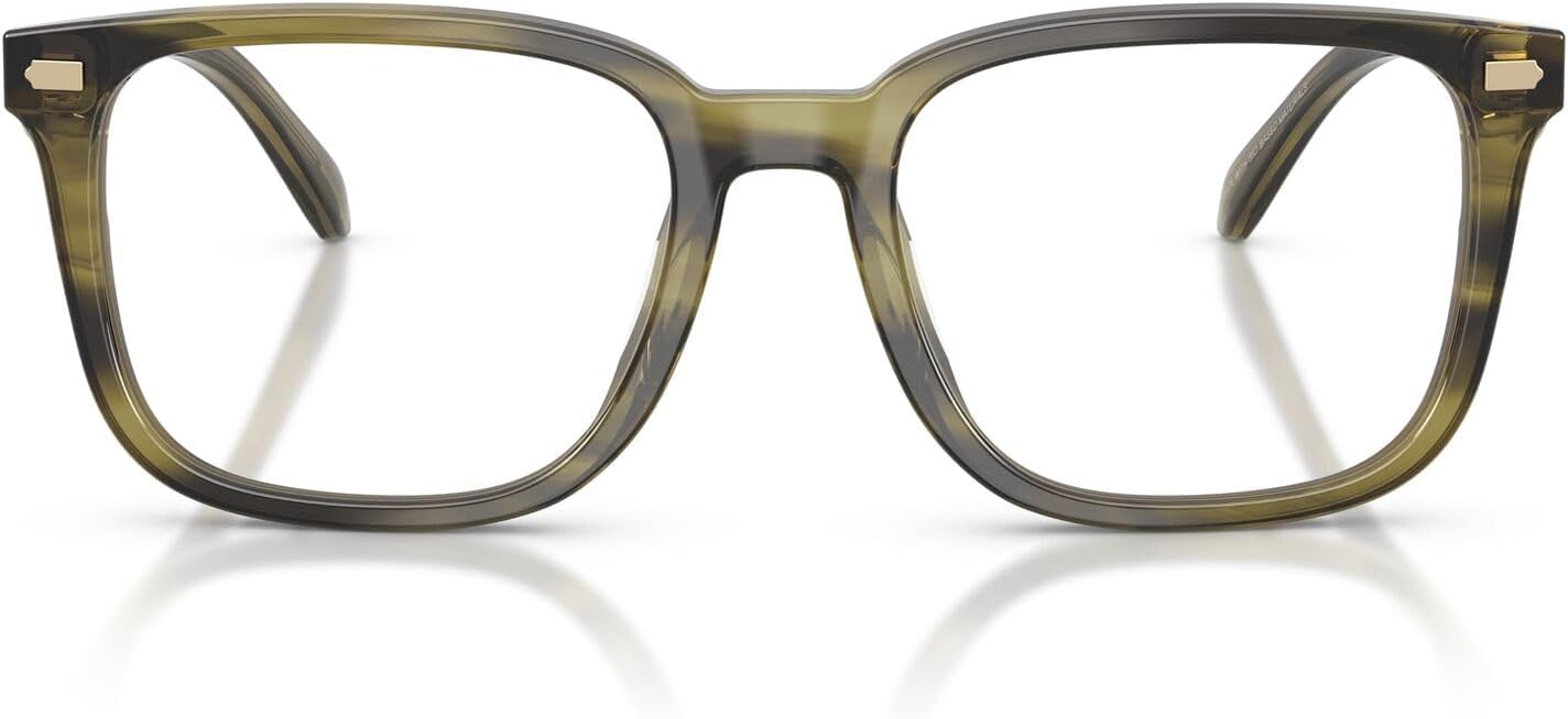 

COACH мужские Hc6276u универсальные квадратные оправы для очков, Striated Olive/Demo Lens