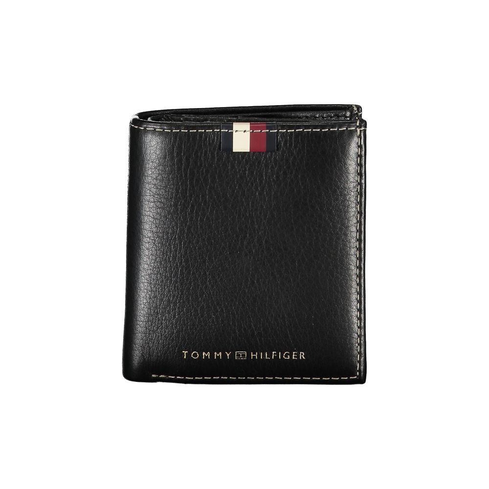

Мужской кожаный кошелек Tommy Hilfiger, черный