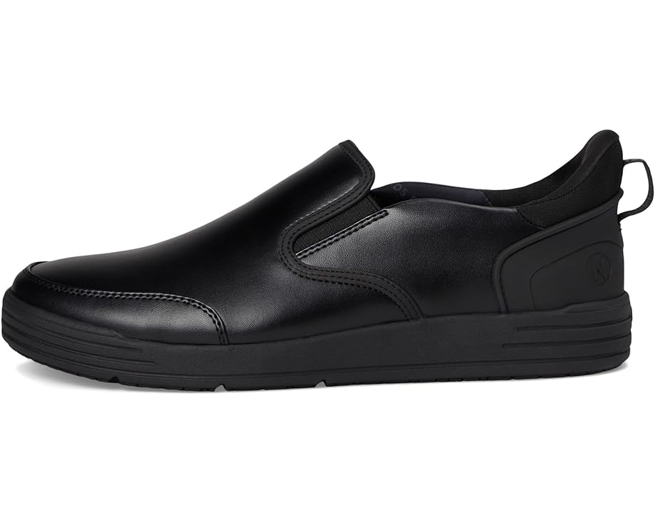 Мужские кроссовки Nunn Bush Kore City Work EZ Slip-Resistant Slip-On Athletic Inspired Hands Free Loafers, Black — фото 4