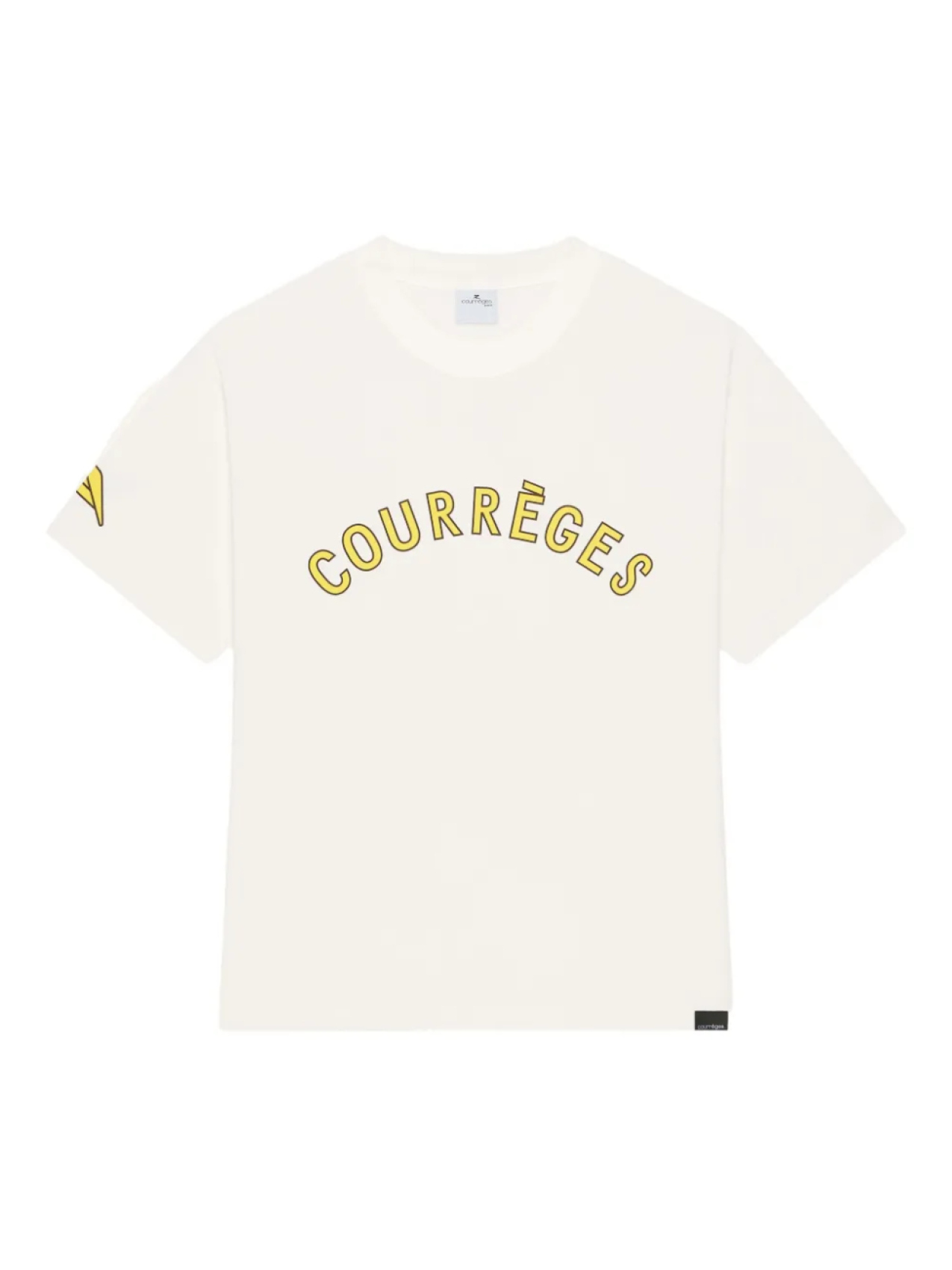 

Футболка с логотипом Courrèges, нейтральный