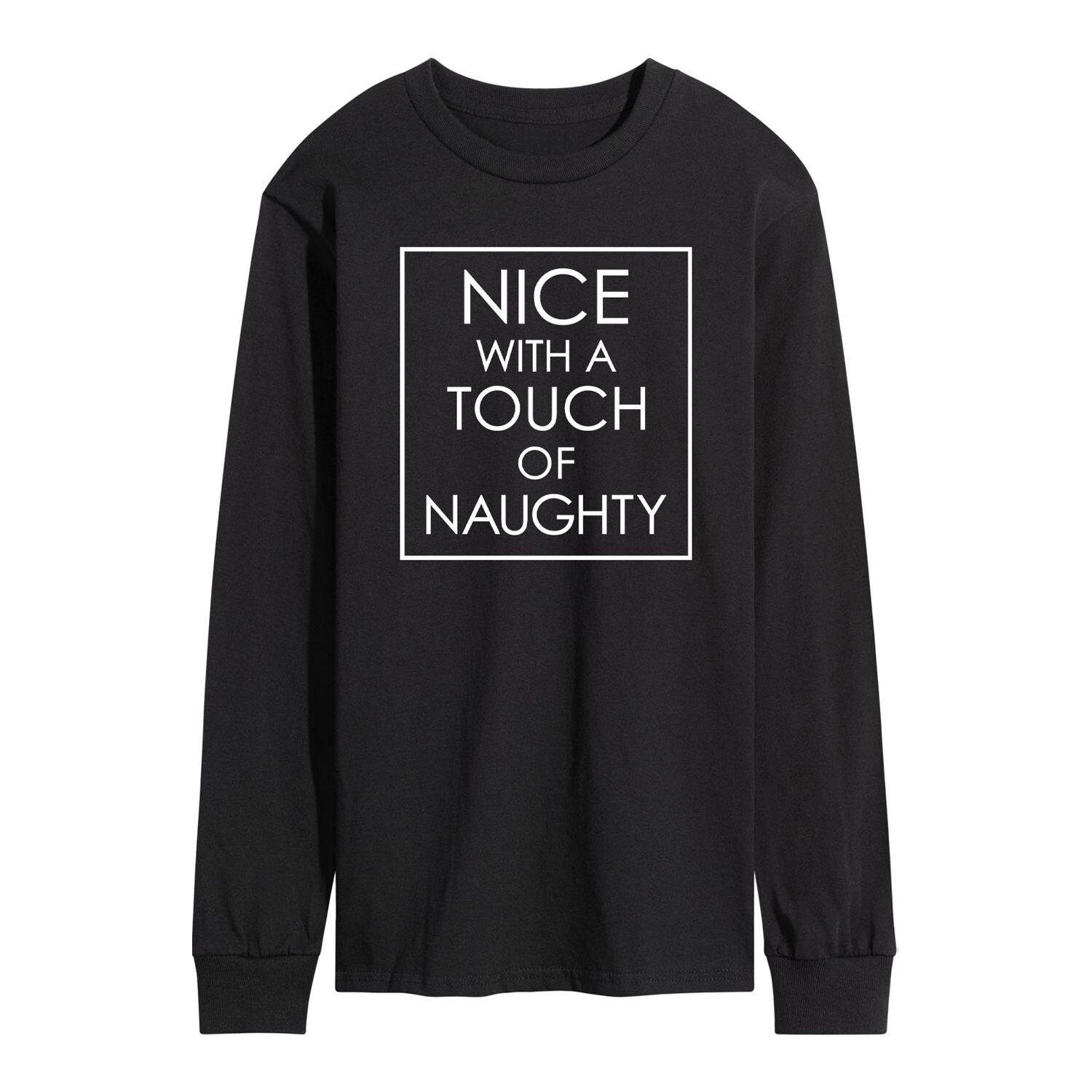 

Мужская футболка с длинными рукавами Nice Naughty Licensed Character
