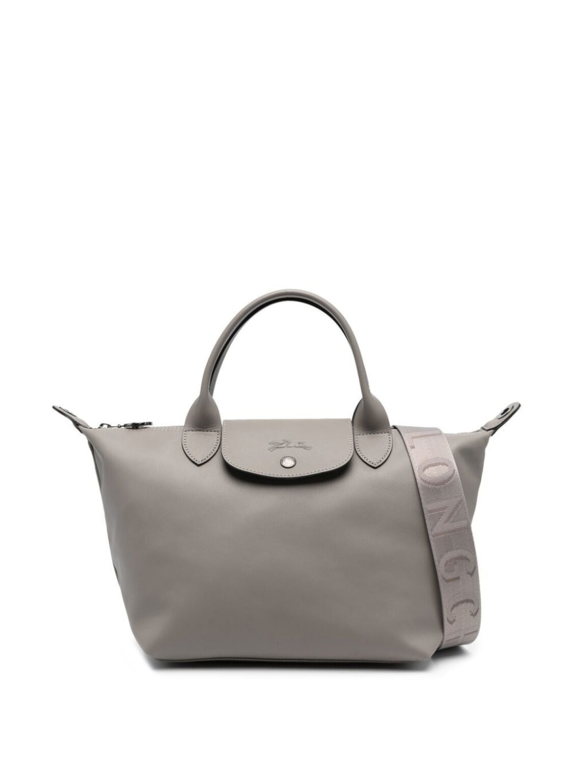 

Longchamp сумка Le Pliage с логотипом, серый
