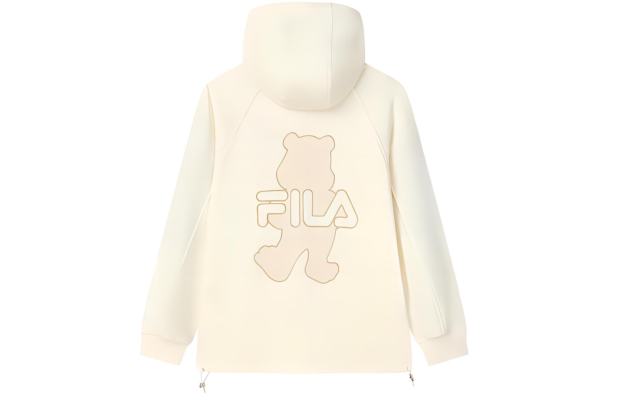 

FILA Куртка женская молочно-солено-белая