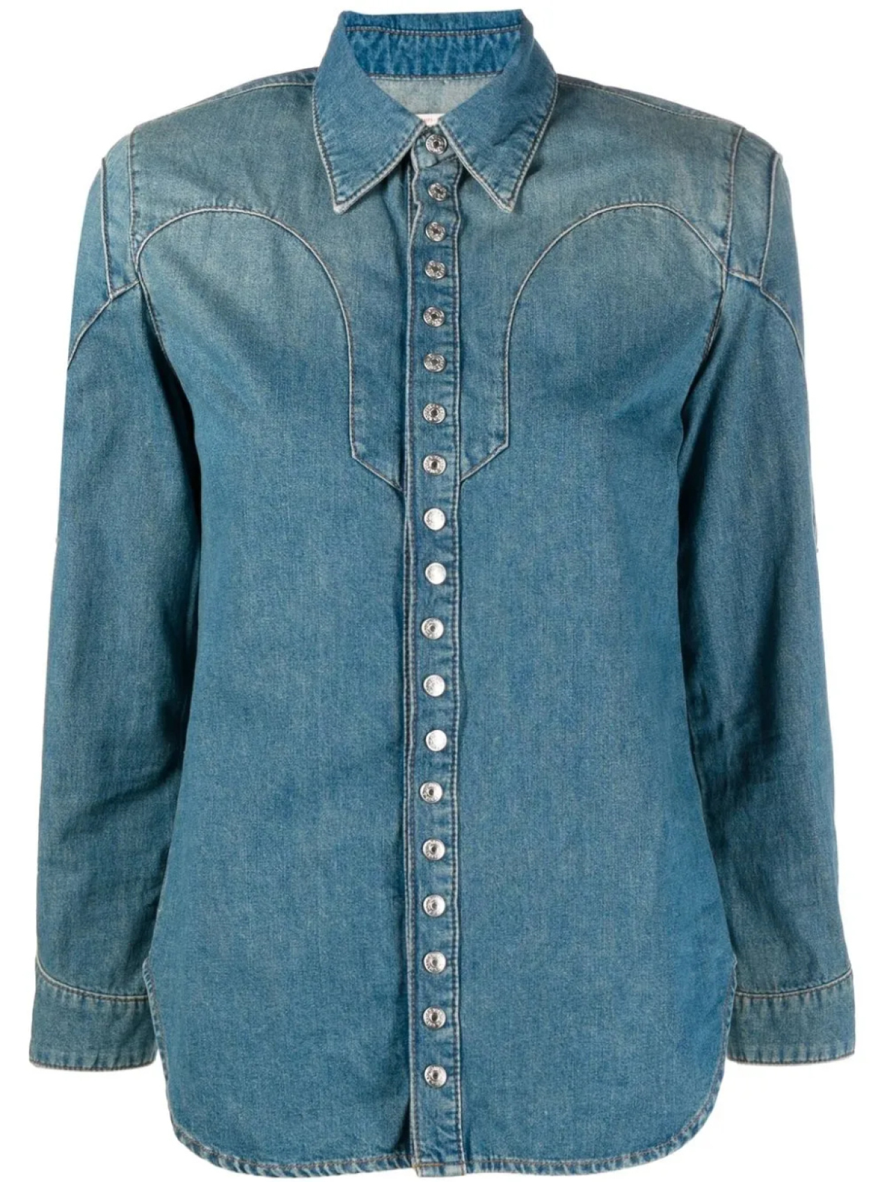 

Zadig&Voltaire джинсовая рубашка Thelmus с длинными рукавами, синий