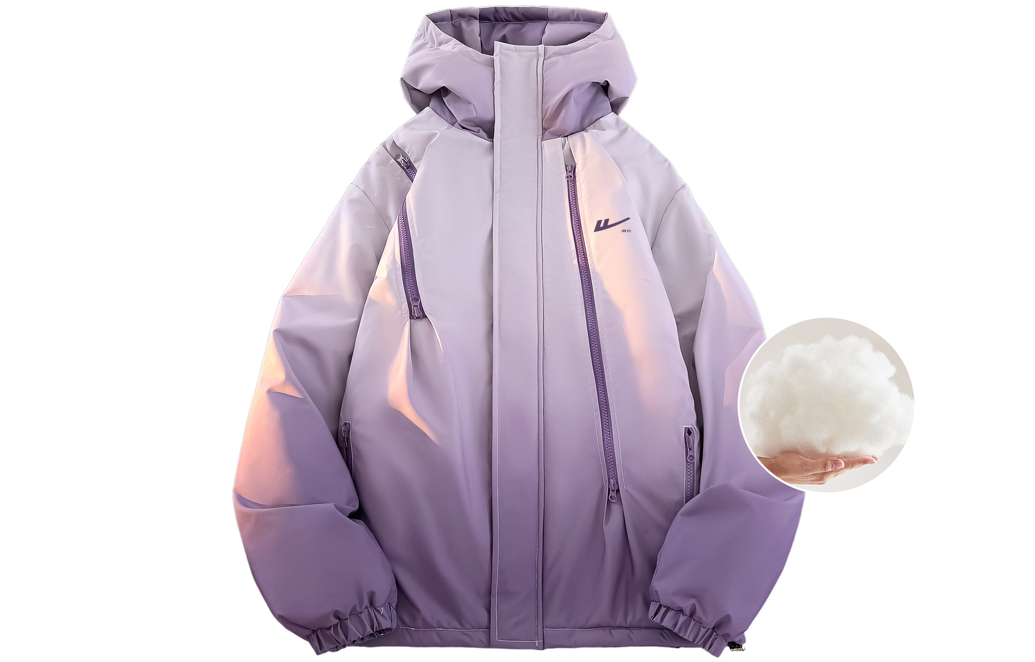 

Ветровка Huichao Riding The Wind Collection, унисекс Warrior, фиолетовый