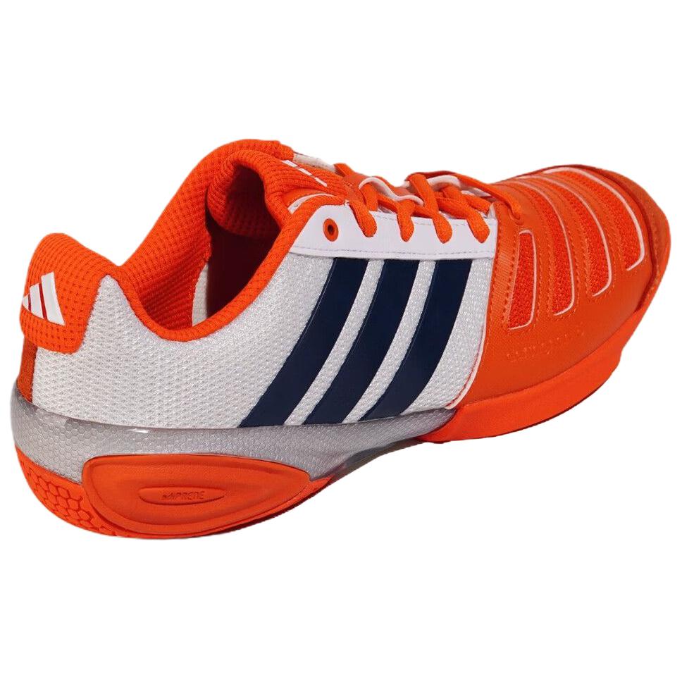 Adidas Slip Resistant, Abrasion Resistant, Breathable Low top Training Shoes Unisex Orange White — фото 4