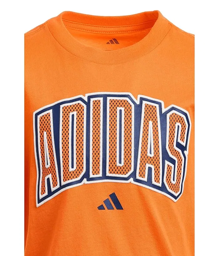 Футболка хлопковая Graphic Tee Adidas Kids, Pure Orange — фото 3